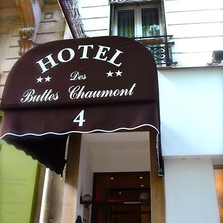 Hotel Des Buttes Chaumont Paris Exteriör bild
