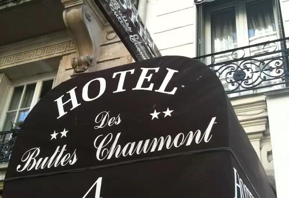 Hotel Des Buttes Chaumont Paris Exteriör bild
