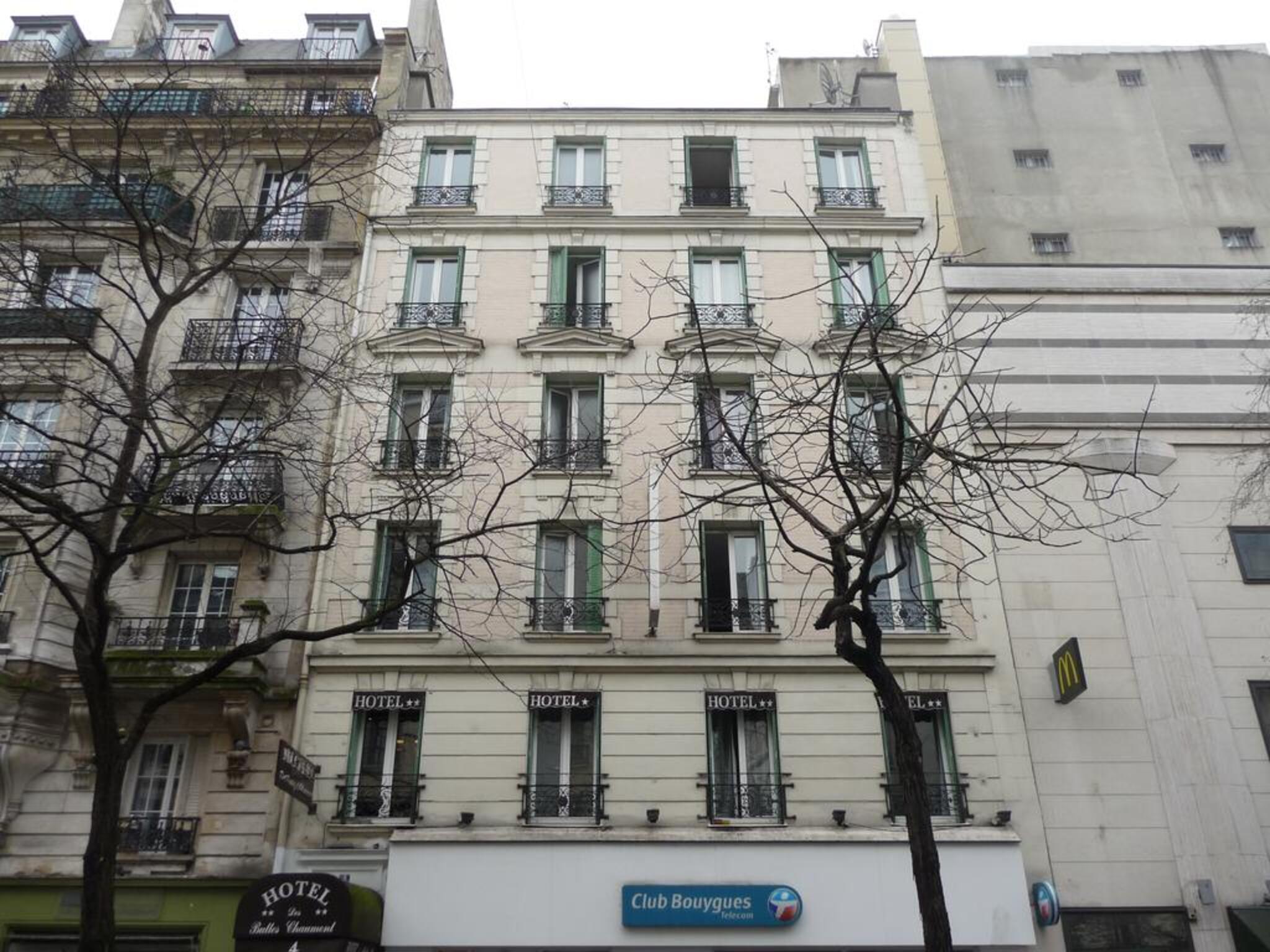 Hotel Des Buttes Chaumont Paris Exteriör bild