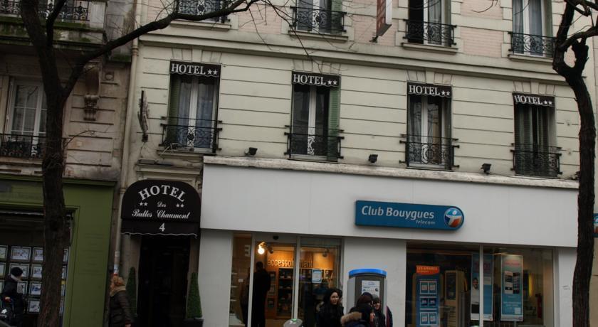 Hotel Des Buttes Chaumont Paris Exteriör bild